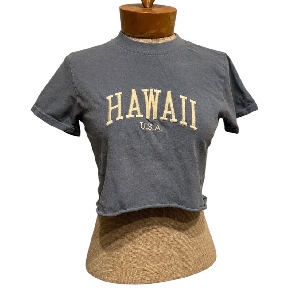 Brandy Melville Cropped Hawaii Tee